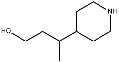 3-(4-Piperidyl)-1-butanol structure