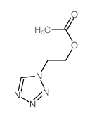 1H-Tetrazole-1-ethanol,1-acetate Structure