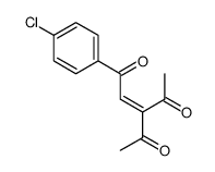 3-acetyl-1-(4-chlorophenyl)pent-2-ene-1,4-dione Structure