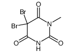 5,5-dibromo-1-methyl-barbituric acid Structure