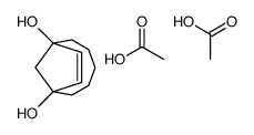 acetic acid,bicyclo[5.2.1]dec-8-ene-1,7-diol结构式