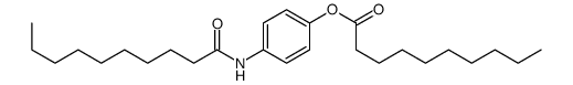 [4-(decanoylamino)phenyl] decanoate结构式