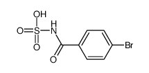 (4-bromobenzoyl)sulfamic acid Structure