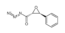 Oxiranecarbonyl azide, 3-phenyl-, trans Structure
