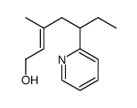 3-methyl-5-pyridin-2-ylhept-2-en-1-ol Structure