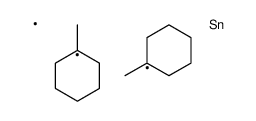 methyl-bis(1-methylcyclohexyl)stannane Structure