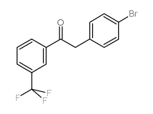 2-(4-BROMOPHENYL)-3'-TRIFLUOROMETHYLACETOPHENONE结构式