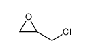 2-(chloromethyl)oxirane结构式