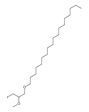 1-(3-iodo-2-methoxypropoxy)octadecane Structure