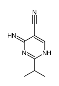 5-Pyrimidinecarbonitrile,4-amino-2-isopropyl-(7CI)结构式