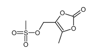 (5-methyl-2-oxo-1,3-dioxol-4-yl)methyl methanesulfonate Structure