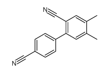 2-(4-cyanophenyl)-4,5-dimethylbenzonitrile结构式