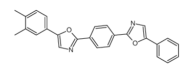 2-[4-[5-(3,4-dimethylphenyl)-1,3-oxazol-2-yl]phenyl]-5-phenyl-1,3-oxazole结构式