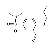 3-ethenyl-N,N-dimethyl-4-(2-methylpropoxy)benzenesulfonamide Structure