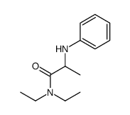 2-anilino-N,N-diethylpropanamide Structure