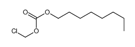 chloromethyl octyl carbonate Structure