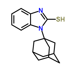 1-(Adamantan-1-yl)-1,3-dihydro-2H-benzimidazole-2-thione结构式
