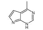 4-methyl-7H-pyrrolo[2,3-d]pyrimidine structure