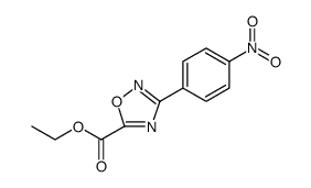 1,2,4-Oxadiazole-5-carboxylic acid, 3-(4-nitrophenyl)-, ethyl ester Structure