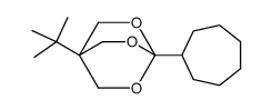 1-tert-butyl-4-cycloheptyl-3,5,8-trioxabicyclo[2.2.2]octane Structure