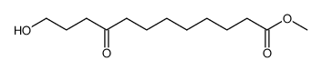 methyl 12-hydroxy-9-oxododecanoate Structure