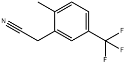 2-甲基-5-(三氟甲基)苯乙腈结构式