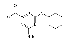 amino-cyclohexylamino-[1,3,5]triazine-2-carboxylic acid Structure