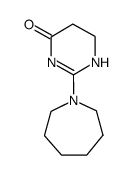 2-(Hexahydro-1-azepinyl)-5,6-dihydro-4(1H)-pyrimidinon结构式