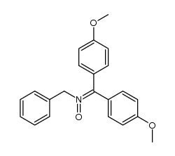 [Bis-(4-methoxy-phenyl)-methylen]-benzyl-aminoxid Structure