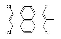 1,3,6,8-tetrachloro-2-methyl-pyrene Structure