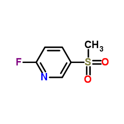 2-Fluoro-5-(methylsulfonyl)pyridine Structure