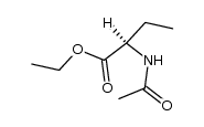ethyl (R)-2-acetamidobutanoate Structure