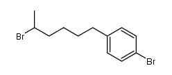 1-bromo-4-(5-bromohexyl)benzene Structure
