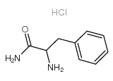 DL-苯丙氨酸酰胺盐酸盐结构式