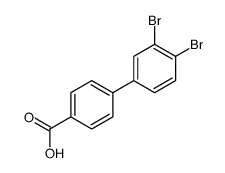 4-(3,4-dibromophenyl)benzoic acid结构式