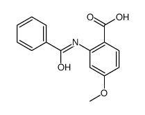 2-benzamido-4-methoxybenzoic acid Structure