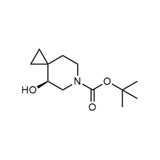 tert-Butyl (S)-4-hydroxy-6-azaspiro[2.5]octane-6-carboxylate Structure