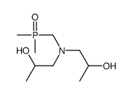 1-[dimethylphosphorylmethyl(2-hydroxypropyl)amino]propan-2-ol结构式