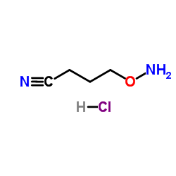 4-(Aminooxy)butanenitrile hydrochloride (1:1) structure