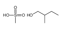 Methanesulfonic acid, 2-Methylbutyl ester Structure