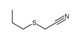 2-propylsulfanylacetonitrile Structure