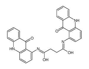 N,N'-bis(9-oxo-10H-acridin-1-yl)butanediamide结构式