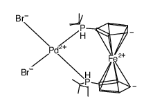 Dibromo[1,1'-bis(diisopropylphosphino)ferrocene]palladium(II) picture