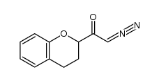 1-(chroman-2-yl)-2-diazoethanone结构式