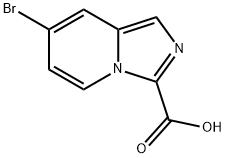 7-Bromo-imidazo[1,5-a]pyridine-3-carboxylic acid Structure