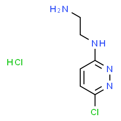N-(2-aminoethyl)-6-chloropyridazin-3-amine hydrochloride Structure