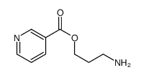 3-aminopropyl pyridine-3-carboxylate结构式