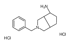 (3aR,4S,6aS)-2-Benzyloctahydrocyclopenta[c]pyrrol-4-amine dihydro chloride Structure