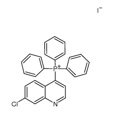 7-chloro-4-quinolinyltriphenylphosphonium iodide Structure