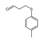 3-(4-methylphenyl)sulfanylpropanal结构式